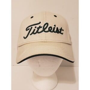 Titleist‎ New Era Golf Hat White Green Adjustable Size Cap
